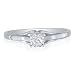10K White Gold Diamond Solitiare Promise Ring (.05ct)