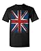 Shop4Ever® Union Jack Vintage British Flag T-shirt Flag Shirts