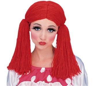 Rag Doll Wig Wig Sexy Women's Adult Halloween Outfit - One Size Fits Most Adults