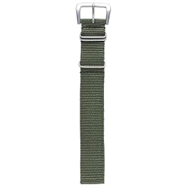 BAMBI 時計バンド 合成繊維 カーキ 20mm G369OS メンズ