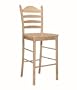 International Concepts S-2713 29-Inch Bedford Ladder-Back Stool, Unfinished