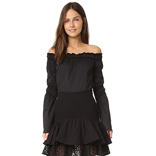 ザックポーゼン ZAC Zac Pose レディース シャツ Zac Zac Posen Dakota Blouse Black [並行輸入品]