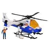 Tonka Toy Mighty Motorised Blue Rescue Helicopter with pilot