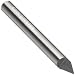 Onsrud Cutter 37-00 Solid Carbide Engraving Tool, Uncoated (Bright) Finish, 1 Flute