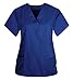 G Med Unisex Scrub Set V-Neck Top and Pant 2 PC Set(Menset-MED,DBL-L) Navy