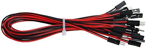 2 Pin Dupont Cables Wires Male to Female 300 mm Length for Arduino Development Board Pack of 10 Pieces