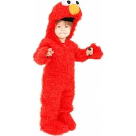 Child's Sesame Street Elmo Costume (Size:Medium-Toddler 3-4)