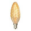 Bulbrite 413015 - NOS15CTA - 15 Watt Antique Style Chandelier Bulb, Torpedo Shape