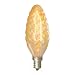 Bulbrite 413015 - NOS15CTA - 15 Watt Antique Style Chandelier Bulb, Torpedo Shape