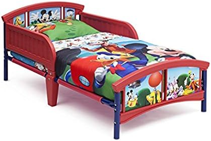 Delta Children Plastic Toddler Bed, Disney Mickey Mouse