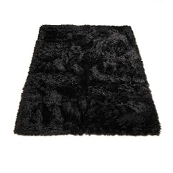 Black Bear | Bear Collection | Faux Fur Rug | 3 foot X 5 foot