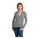 District Threads - Junior Ladies Slub V-Neck Hoodie