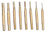 3 1/2 SHORT DRIVE BRASS PIN 8-PIECE SET
