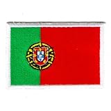 Fußball Fanartikel 2010 - Aufnäher Portugal (in 8 cm x 5 cm)