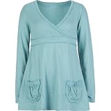 FULL TILT Girls Long Sleeve Baby Doll - Blue