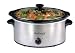 Stainless Steel 4.5 quart slow cooker with removable stoneware