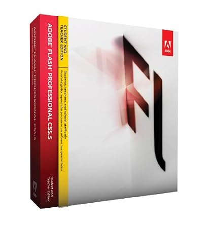 Adobe CS 5.5 Flash Professional, Student & Teacher version (PC)