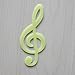 Happu-store(TM) Musical Note Glow In The Dark Stickers Bedroom Wall Decor