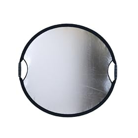 California Sun Mover Collapsible Pop-Up Reflector (32-Inch Diameter) (Silver/White)