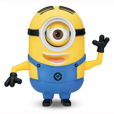 Moi, Moche et Méchant 2 - Minion Stuart - Figurine Parlante 20 cm - Version Anglaise (Import UK)