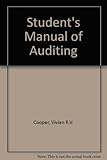 Student's manual of auditing