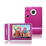 41YpLBPv5YL. SL160  Ematic 3.0 Inches Touch Screen Color MP3 Video Player With Built in 5MP Digital Camera with Video Recording, FM Radio & Speaker 8 GB PINK