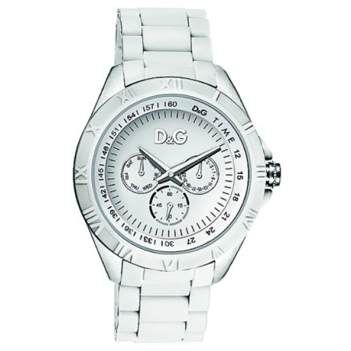 D&G Dolce&Gabanna Chamonix Herren-Armbanduhr wei&szlig; DW0768