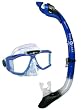 US Divers Sideview LX Panoramic Dive Mask with Paradise LX Total Dry Snorkel Set, (FREE SHIPPING)