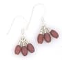 Rhodonite Cluster Earrings