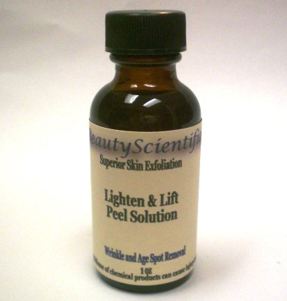 Lighten & Lift Chemical Peel Solution with TCA, Azelaic, Lactic and Salicylic Acid 1 oz