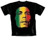 Rasta Face - T-Shirt Black (L)