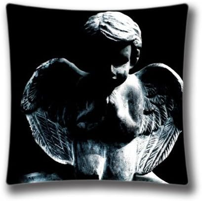 DIY Design Pretty Home Decorative Custom Little Angel Of Stone Pillow Case 18"X18"(two sides),SDI9335