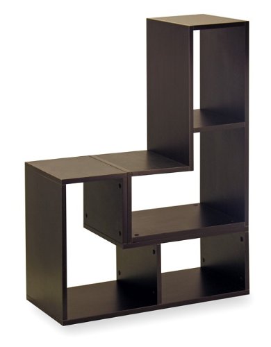 L-Shaped Stackable Shelf - Espresso