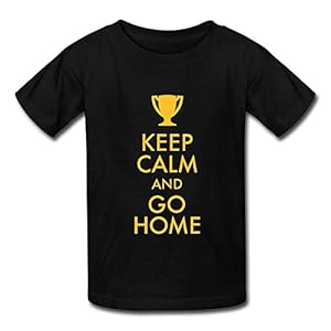 Causal Short-sleeve Keep Calm Home Cup Teenage T Shirts