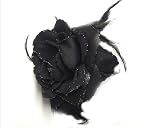 Image of Black Rose Glitter Elastic