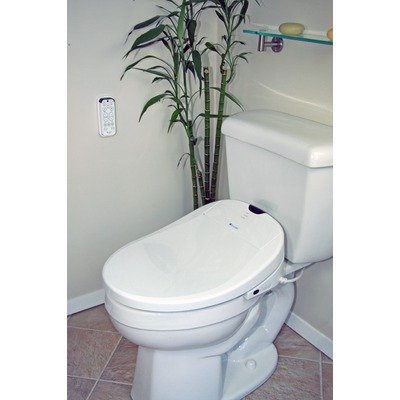 Swash Advanced Bidet Toilet Seat in White Shape: Elongated