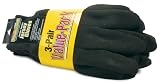 RoadPro RPBJWG-203VP Men's Brown Large Jersey Work Glove - 3 Pack