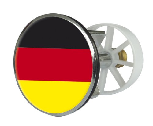 Sanitop-Wingenroth 19552 2 Excenterstopfen Metall, 38 mm, Design Deutschland