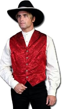 Wah Maker "Twin City" Vest in Red