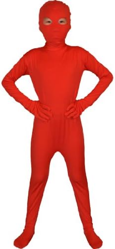 Cozy Age Chilldrens open Eyes Full Body Spandex Lycra Suit Red,Small