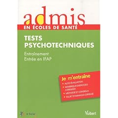 Admis-concours sant�, auxiliaire de pu�riculture, tests psychotechniques, entrainement, entr�e en IFAP