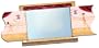 Ballerina Foldaway Mirror