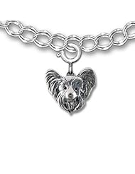 Sterling Silver Papillon Charm for Charm Bracelet by the Magic Zoo
