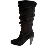 Steve Madden Designer Denuvur Black Suede Boots
