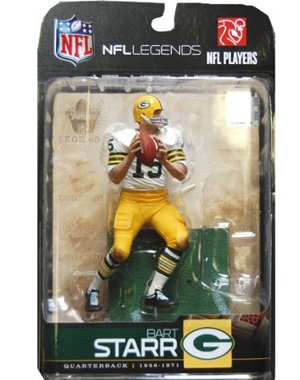 McFarlane Toys NFL Sports Picks Legends Series 5 Action Figure Bart Starr (Green Bay Packers) White Jersey Variant