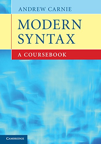 Modern Syntax: A Coursebook