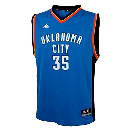 NBA Oklahoma City Thunder Kevin Durant #35 Youth Replica Road Jersey, Blue