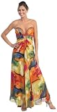 Strapless Printed Prom Dress Jr Long Gown #2606