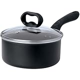 Ecolution Evolve Saucepan with Lid, 2-Quart, Black