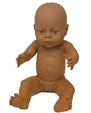 Born Anatomically Correct Bathable Vinyl Baby Doll White Boy Ethnic Black Girl Ethnic Black Boy or White Girl (Ethnic Girl)